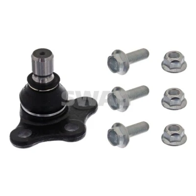 Bild av SWAG 62 92 8599 Rotule de suspension Essieu avant gauche, inférieur, droit avec kit vis, écrou 18 pour bras oscillant transversal