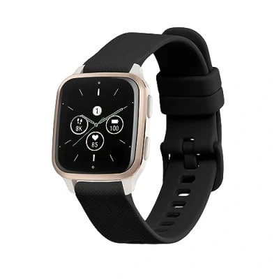 Bild av Kwmobile ersättande Armband kompatibel med Garmin Venu Sq 2 Musik/kvm Fitness Tracker Band gjord av silikon i svart