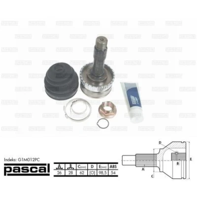 Bild av Ledsats, drivaxel PASCAL G1M012PC