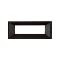 Bild av Strapubox AR 4 A Frontramme Sort Passer til: LC display cifret Plastic