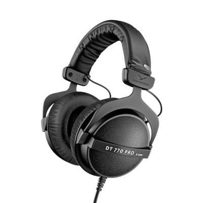 Bild av Beyerdynamic DT 770 Pro 483664 Studio Hörlurar 32 Ohm, 7.8 x 10.2 21.6 cm, Svart
