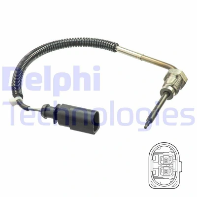 Bild av DELPHI TS30209 Palpeur, température des gaz AUDI: A5 B8 Coupe, A4 Berline, Avant