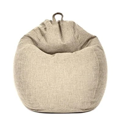 Bild av Green Bean© Inomhus sittsäck med 200 liter EPS pärlor fyllning Mysig Mjuk Tvättbar Tyg Golvkudde Liggkudde Sittdyna Lounge