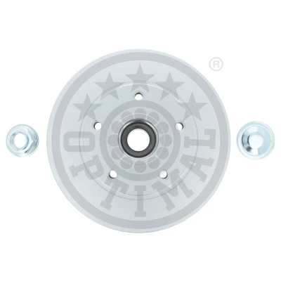 Bild av OPTIMAL 702976BS1 Disque de frein 274 11 5/5 108 plein revêtu avec roulement roues intégré, capteur ABS intégré RENAULT: LAGUNA 2 Grandtour