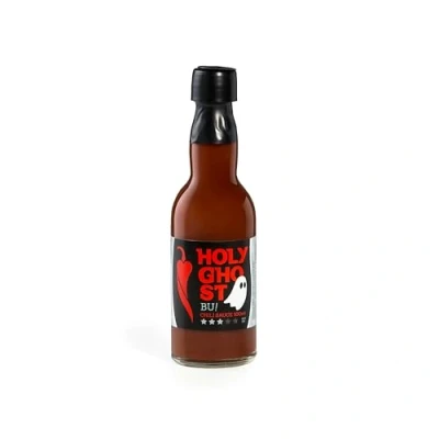 Bild av I LOVE SPICY Holy Ghost 100 ml Het Chilisås med Uttalade Smaker av Kakao och Kanel; Hetta 3/5