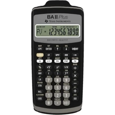 Bild av Texas Instruments BA II Plus finansiell kalkylator, 1 st