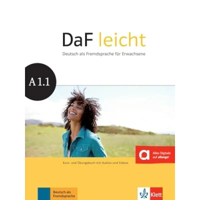 Bild av DaF leicht A1.1: Deutsch als Fremdsprache für Erwachsene. Kurs und Übungsbuch mit Audios Videos