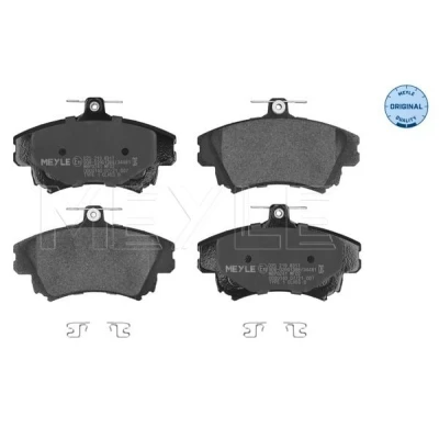 Bild av MEYLE 025 219 8317 Jeu de plaquettes frein ORIGINAL Quality Essieu avant avec indicateur d&#039;usure tôle anti bruit VOLVO: V40 Break, S40 I