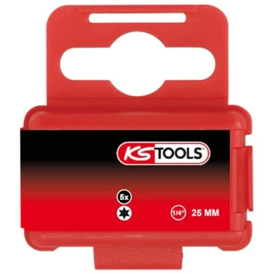 Bild av KS Tools 911.3356 1/4&quot; Bit Torx, 25mm, T3, 5 pack