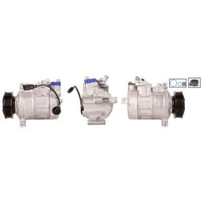 Bild av LUCAS ACP838 Compresseur De Climatisation PAG 46 R 134a avec joints VOLKSWAGEN: Transporter 5, 5 Bus, Multivan (7HM
