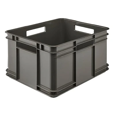 Bild av keeeper förvaringsfack med handtag, eurobox XL, procyclen, 28 l, Bruno Eco Line, Grey