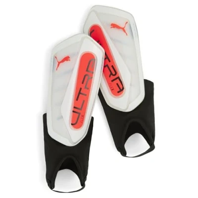 Bild av Puma Ultra FLEX Ankle Unisex Fotbollsbenskydd, Storlek: Medium, White/glowing red