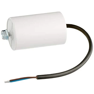 Bild av Startkondensator motorkondensator 30 µF 450 V 50 x 78 mm kabel M8; Miflex; 30uF