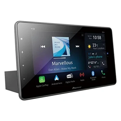 Bild av Pioneer SPH EVO950DAB UNI2 1DIN universell multimediamottagare, 9&quot; kapacitiv pekskärm, med Wi Fi, Apple CarPlay, Android Auto och DAB+