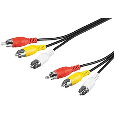 Bild av Goobay 50382 sammansatt ljud/videoanslutningskabel, 3 x RCA, m kabellängd