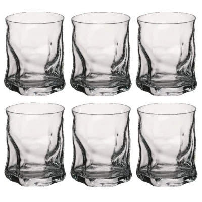 Bild av Bormioli Rocco 340350 orolig whiskyglas, 420 ml, glas, transparent, 6 stycken