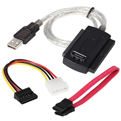 Bild av DIGIFLEX SATA IDE till USB adapterkabel för hårddisk HDD 2.5/3.5 Stöder HDD, 2,5 tums hårddisk, 3,5 CD ROM, DVD RW, KOMBO enhet, RW dator med 2.0