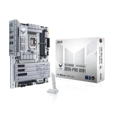 Bild av ASUS TUF GAMING Z890 PRO WIFI, Intel ATX moderkort, 16+1 + 2 1 strömförsörjningssteg, DDR5 plats, PCIe 5.0, nästa generations GPU, x USB4, USB 20 Gbit/s, snabbladdning, 4 M.2 platser, Wi Fi 7
