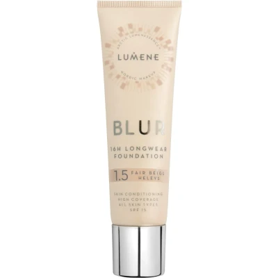Bild av Lumene Blur 16H Longwear Foundation SPF15 1.5 Fair Beige 30 ml
