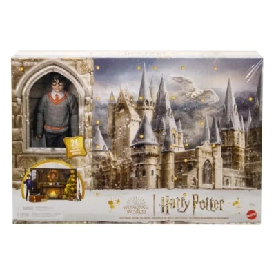 Bild av Mattel Harry Potter leksaker, Gryffindor adventskalender med modedocka på 30,5cm 24 överraskningstillbehör HND80