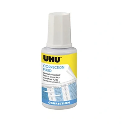 Bild av UHU Fluid korrigeringsvätska, vit, 20 ml