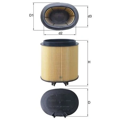 Bild av Luftfilter KNECHT LX 2974