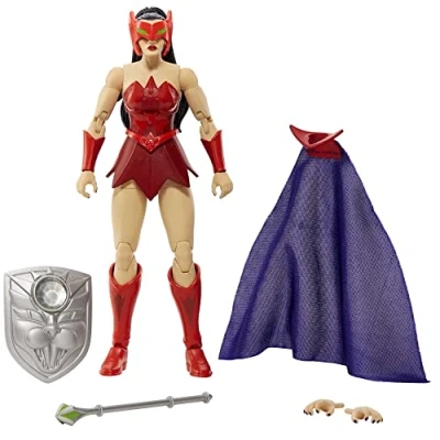 Bild av Masters of the Universe Masterverse Catra actionfigur med tillbehör, 18 cm MOTU samlarpresent, HDR40