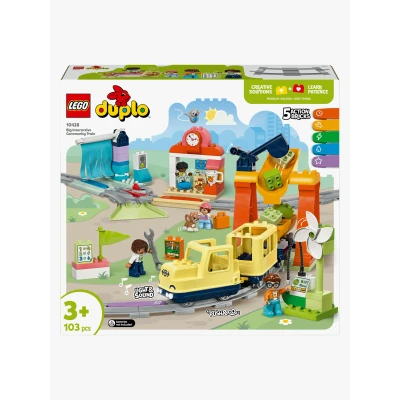 Bild av LEGO DUPLO Town 10428 Stort interaktivt pendeltåg