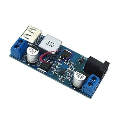 Bild av DC 6V 9V 12V 24V till 5V 5A Buck konverteringsmodul, 9 36V steg ner USB transformator dubbel utgångsspänning regulatorkort