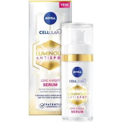 Bild av NIVEA Cellular Luminous 630 antipigmentfläckar intensivserum (30 ml), blekande serum för en jämn och strålande hy, ansiktsvård mot pigmentfläckar