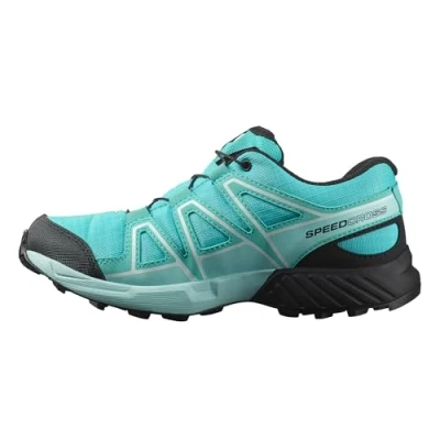 Bild av Salomon Speedcross Waterproof J Unisex Hikingskor för barn, Storlek: 39, Blue curacao/black/iced aqua Konstmaterial/textil