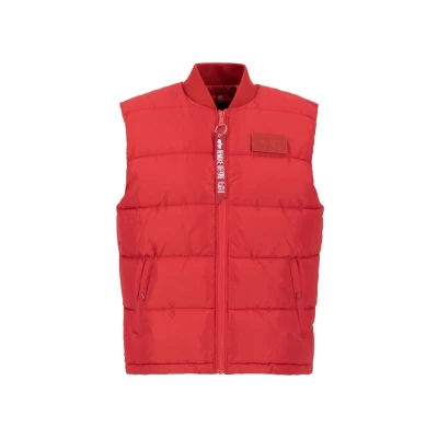 Bild av Alpha Industries Puffer Väst, Storlek: Medium, Mars red