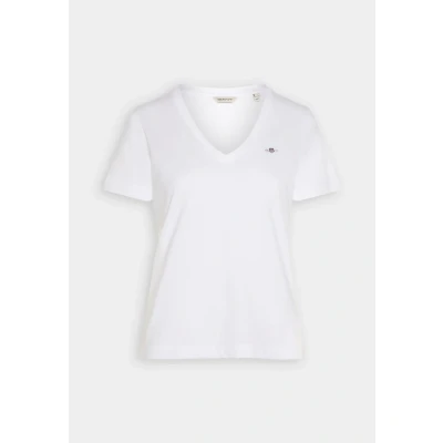 Bild av GANT REG Shield Tshirt bas, Storlek: Large, White