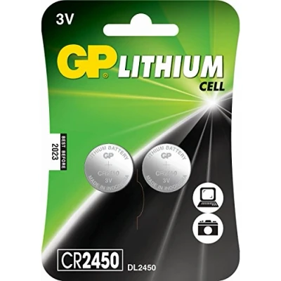 Bild av GP 0602450 C2 litiumknapp Batteri CR2450, 3 V, blisterförpackning med 2