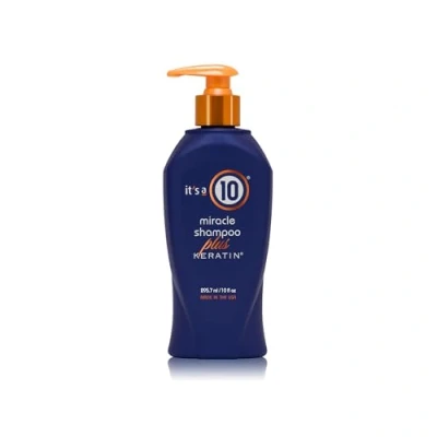 Bild av It&#039;s A 10! Miracle Shampoo Plus Keratin Öronproppar Svart (svart) 10 cm, Svart, 295.70 ml (Confezione da 1), Öronpropp