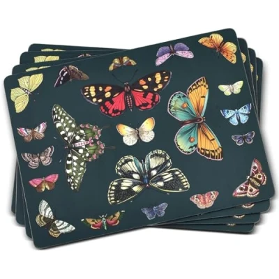 Bild av Portmeirion hem &amp; gåvor set med 4 stora bordstabletter, flerfärgad, 40,1 x 29,8 cm