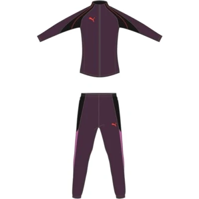 Bild av Puma Individual SET Träningsset Midnight plumglowing red, Storlek: XL, plum glowing red