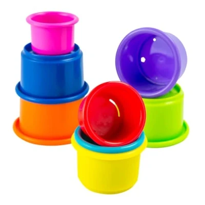 Bild av LAMAZE Pile And Play Stacking Cups Nesting Toy Set for Babys Colourful Toys of Babys, Multicoloured, From 0 Months +