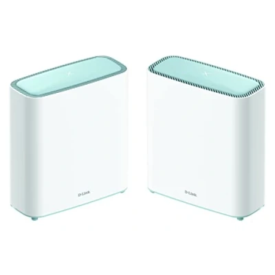 Bild av D Link M32 EAGLE PRO AI AX3200 Meshsystem (2 pack) med nätverksoptimering, föräldrakontroll AI, Gigabit portar, MU MIMO, 1024 QAM, OFDMA, WPA3, Kompatibel Alexa/Google Assistant.