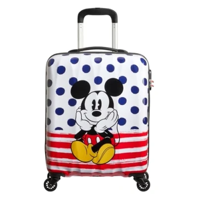 Bild av American Tourister Disney Alfatwist 2.0 Spinner Resväska 36L, Mickey Blue Dots