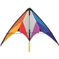 Bild av HQ Sport drage med sladd Calypso II Rainbow Spännvidd 1100 mm Vindstyrka Fitness 2 5 bft
