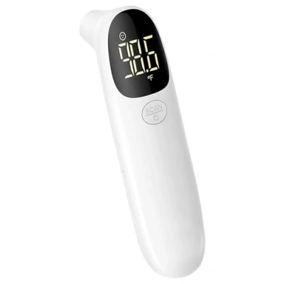 Bild av Deltasat Febertermometer kontaktlös xs002 I infraröd termometer med LED skärm feberalarm och 0,5 s omedelbar mätning panntermometer för spädbarn barn vuxna febermätare
