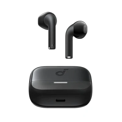 Bild av soundcore K20i av Anker, halv i örat öronsnäckor, Bluetooth trådlös, 36H speltid, snabbladdning, klart ljud, bekväm passform, ENC 2 Mic genomskinliga samtal, anpassad EQ, IPX5, 5.3,