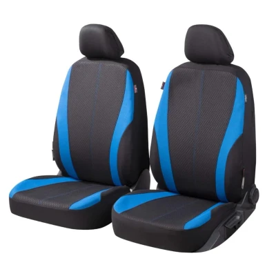 Bild av WALSER Dundee ZIPP IT 11855 Bilsätesskydd blå/svart Polyester Fram VOLKSWAGEN: Caddy 3, Passat B8 Variant, Golf 7, VOLVO: XC60 II, I