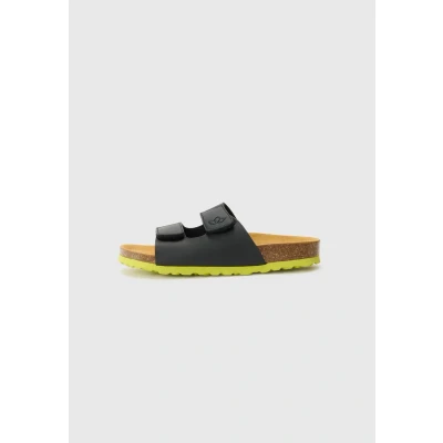 Bild av Lico Pojkar unisex barn Bioline velcro pantoletter, svart/citon, 28 EU, Svart citron, EU
