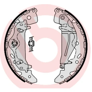 Bild av BREMBO S 30 521 Mâchoires De frein 295 54 avec levier à main KIA: CARNIVAL 2