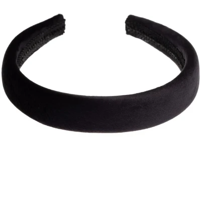 Bild av Dark Velvet Hair Band Broad Black pcs 1
