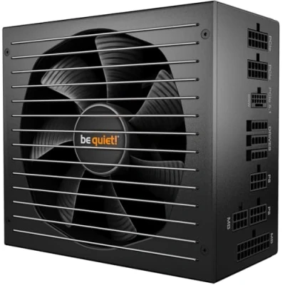 Bild av be quiet! Straight Power 12 1000 W, ATX 3,0, 80 PLUS® platinum, nästan ohörbar Silent Wings fläkt, för PCIe 5.0 och 6+2 grafikkort, VHPWR kabel ingår, BN338