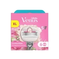Bild av Gillette Venus Pro ComfortGlide Tropical rakblad för kvinnor med granatäppledoft, 6 reservblad