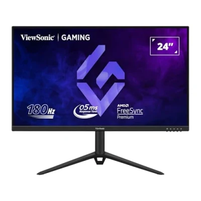 Bild av ViewSonic VX2428J 60,5 cm (24 tum) spelskärm (Full HD, IPS, 165 Hz, 1 ms, FreeSync Premium, HDMI, DP, högtalare, höjdjusterbar) svart